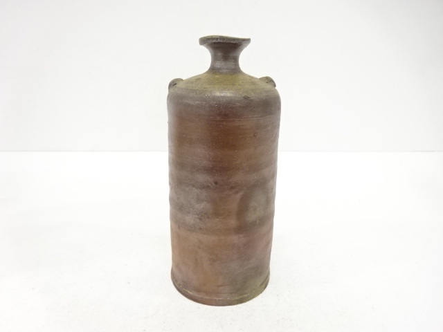  備前焼　佐藤苔助造　花入